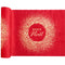 SANTEX Christmas Noël Scintillant Table Runner, Red and Gold, 196 Inches, 1 Count 3660380108726