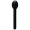 SANTEX Disposable-Plasticware Black ECO Paper Spoons, 10 Count 3660380097921