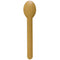 SANTEX Disposable-Plasticware Gold ECO Paper Spoons, 10 Count 3660380097792