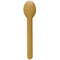 SANTEX Disposable-Plasticware Gold ECO Paper Spoons, 10 Count 3660380097792