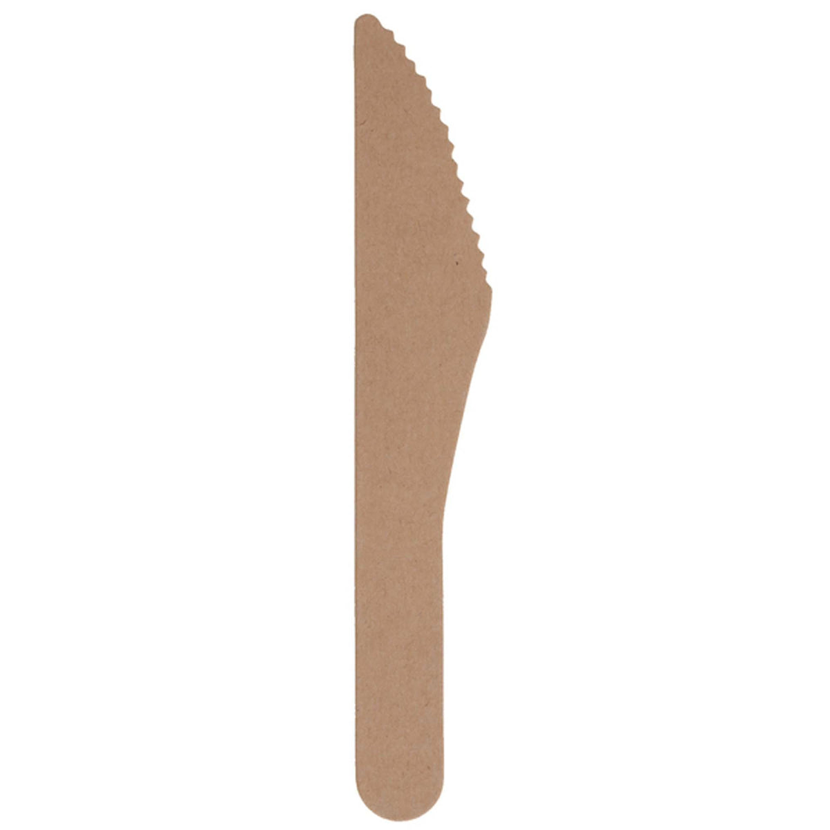 SANTEX Disposable-Plasticware Kraft ECO Paper Knives, 10 Count 3660380097877
