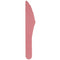 SANTEX Disposable-Plasticware Pink ECO Paper Knives, 10 Count 3660380097860