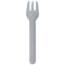 SANTEX Disposable-Plasticware Silver ECO Paper Forks, 10 Count 3660380097938