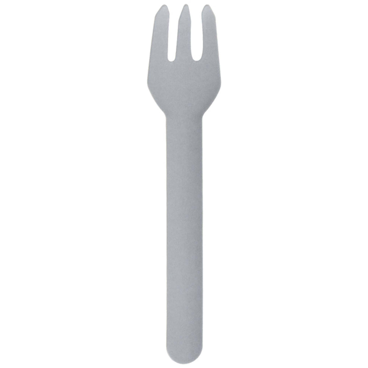 SANTEX Disposable-Plasticware Silver ECO Paper Forks, 10 Count 3660380097938