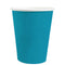SANTEX Everyday Entertaining Aqua Blue Party Paper Cups, 9 Oz, 10 Count