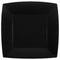 SANTEX Everyday Entertaining Black Large Square Lunch Party Paper Plates, 9 Inches, 10 Count 3660380072171