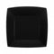 SANTEX Everyday Entertaining Black Small Square Dessert Party Paper Plates, 7 Inches, 10 Count 3660380072003