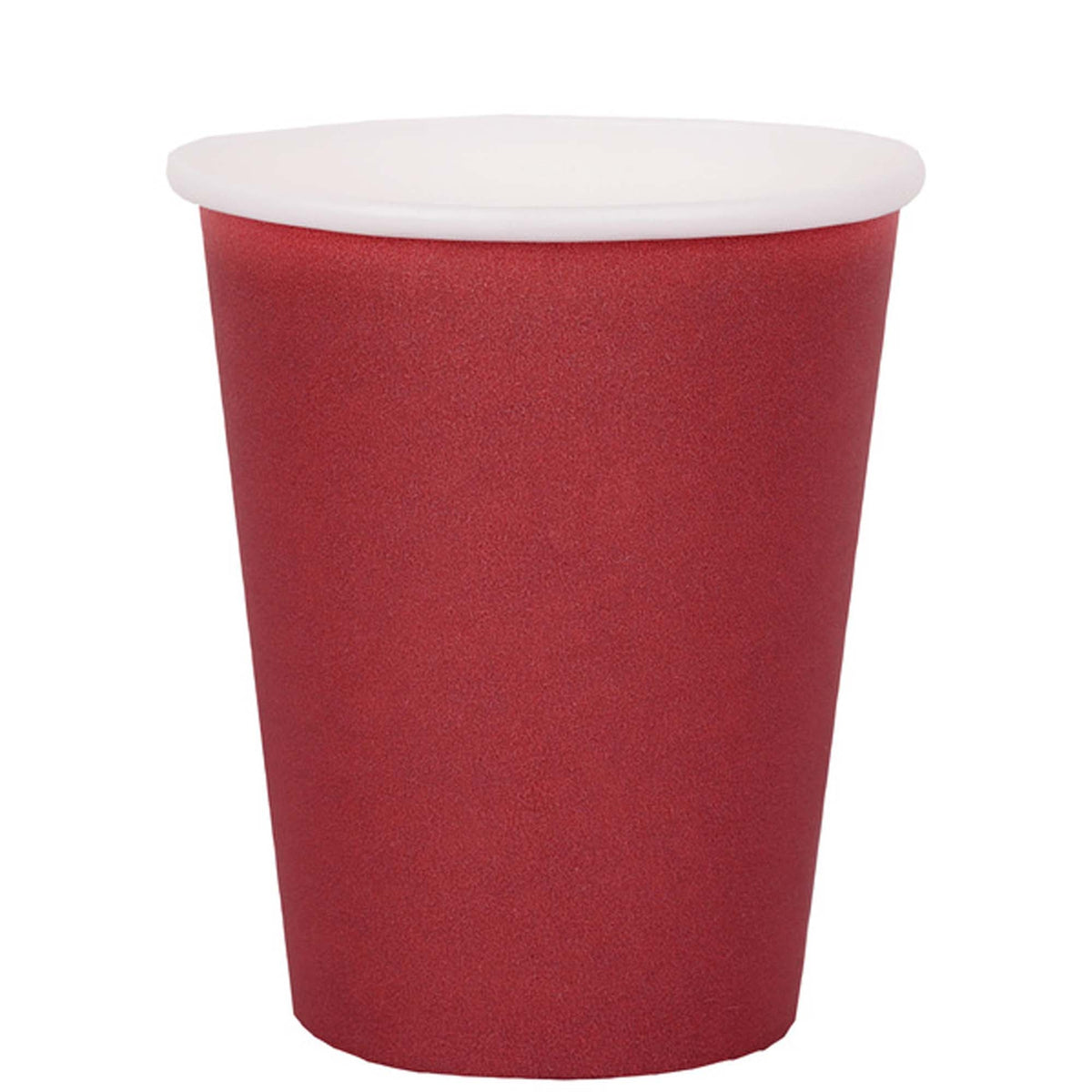 SANTEX Everyday Entertaining Burgundy Red Party Paper Cups, 9 Oz, 10 Count 3660380072997