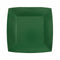 SANTEX Everyday Entertaining Dark Green Small Square Dessert Party Paper Plates, 7 Inches, 10 Count 3660380071815