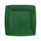 SANTEX Everyday Entertaining Dark Green Small Square Dessert Party Paper Plates, 7 Inches, 10 Count 3660380071815