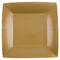 SANTEX Everyday Entertaining Gold Large Square Lunch Party Paper Plates, 9 Inches, 10 Count 3660380072102