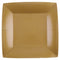SANTEX Everyday Entertaining Gold Large Square Lunch Party Paper Plates, 9 Inches, 10 Count 3660380072102