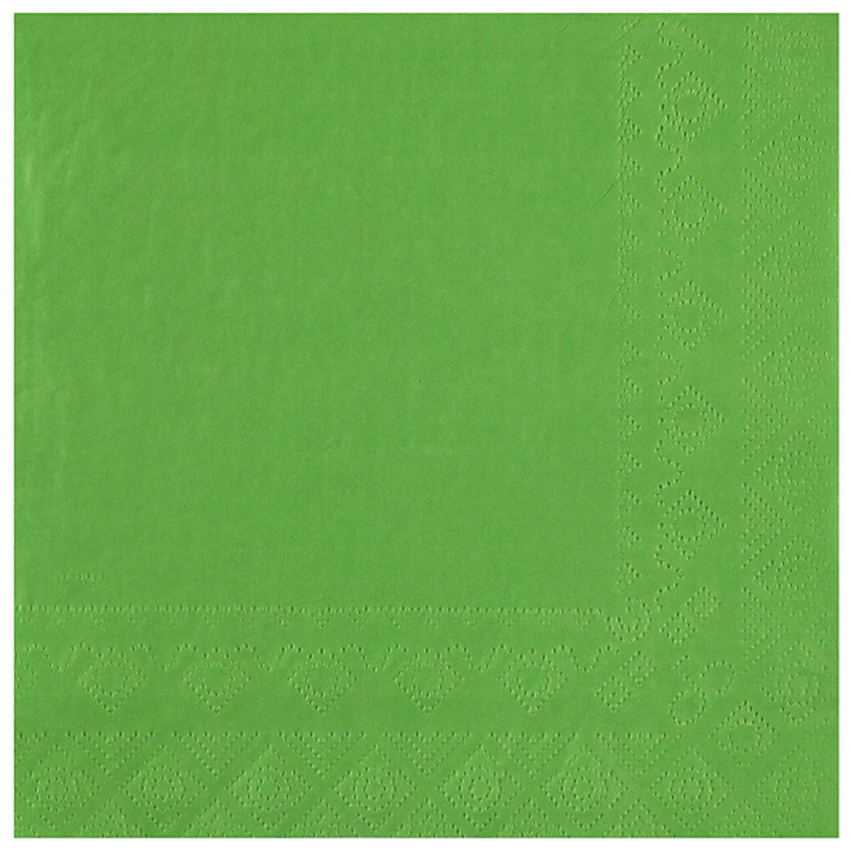 SANTEX Everyday Entertaining Green Large Lunch Paper Party Napkins, 25 Count 3660380090274