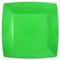 SANTEX Everyday Entertaining Green Large Square Lunch Party Paper Plates, 9 Inches, 10 Count 3660380072362