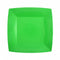 SANTEX Everyday Entertaining Green Small Square Dessert Party Paper Plates, 7 Inches, 10 Count 3660380071822