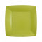 SANTEX Everyday Entertaining Kiwi Green Small Square Dessert Party Paper Plates, 7 Inches, 10 Count 3660380071990