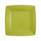 SANTEX Everyday Entertaining Kiwi Green Small Square Dessert Party Paper Plates, 7 Inches, 10 Count 3660380071990