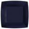 SANTEX Everyday Entertaining Navy Blue Large Square Lunch Party Paper Plates, 9 Inches, 10 Count 3660380087793
