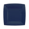 SANTEX Everyday Entertaining Navy Blue Small Square Dessert Party Paper Plates, 7 Inches, 10 Count 3660380087786
