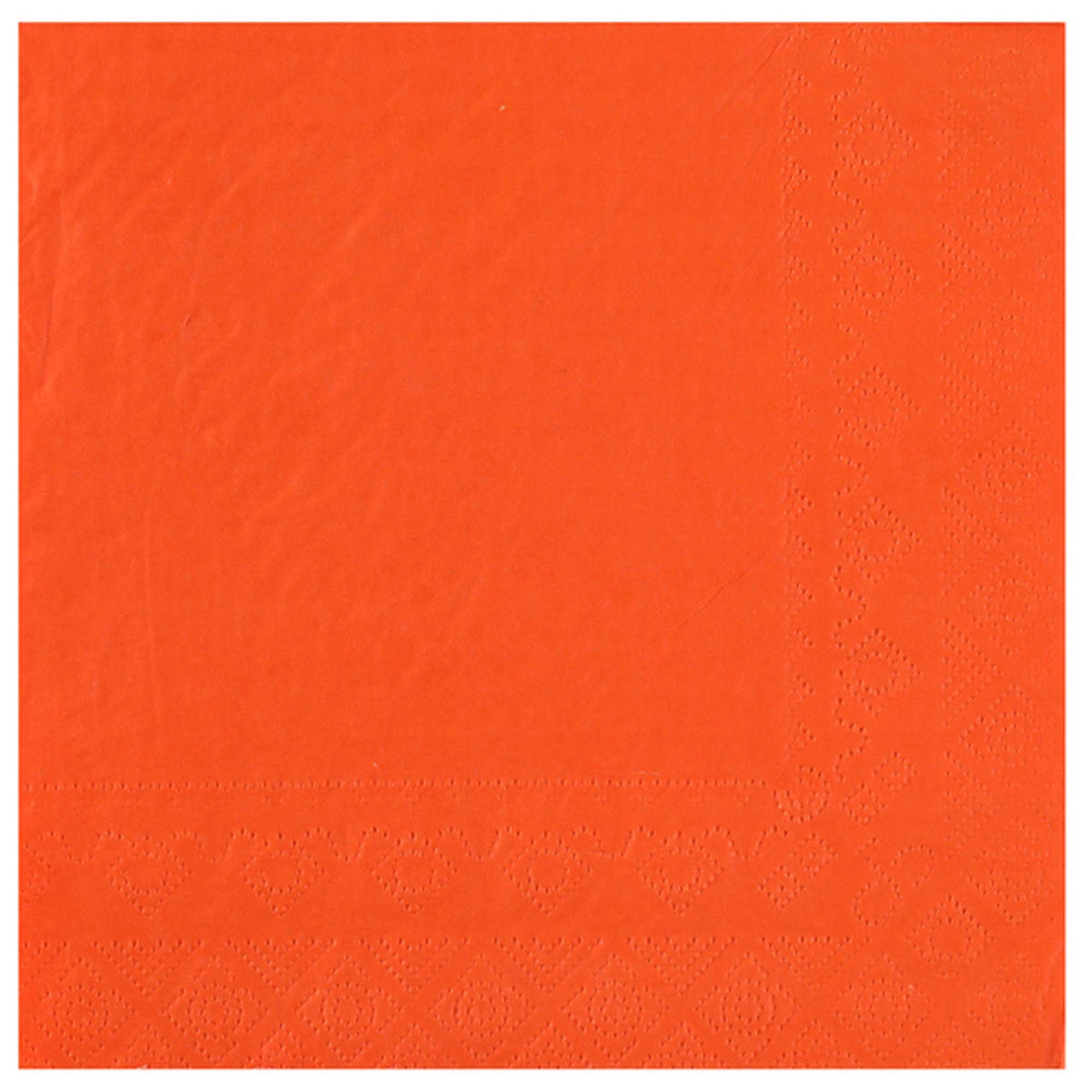 SANTEX Everyday Entertaining Orange Large Lunch Paper Party Napkins, 25 Count 3660380090083