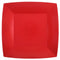 SANTEX Everyday Entertaining Red Large Square Lunch Party Paper Plates, 9 Inches, 10 Count 3660380072140