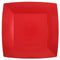 SANTEX Everyday Entertaining Red Large Square Lunch Party Paper Plates, 9 Inches, 10 Count 3660380072140