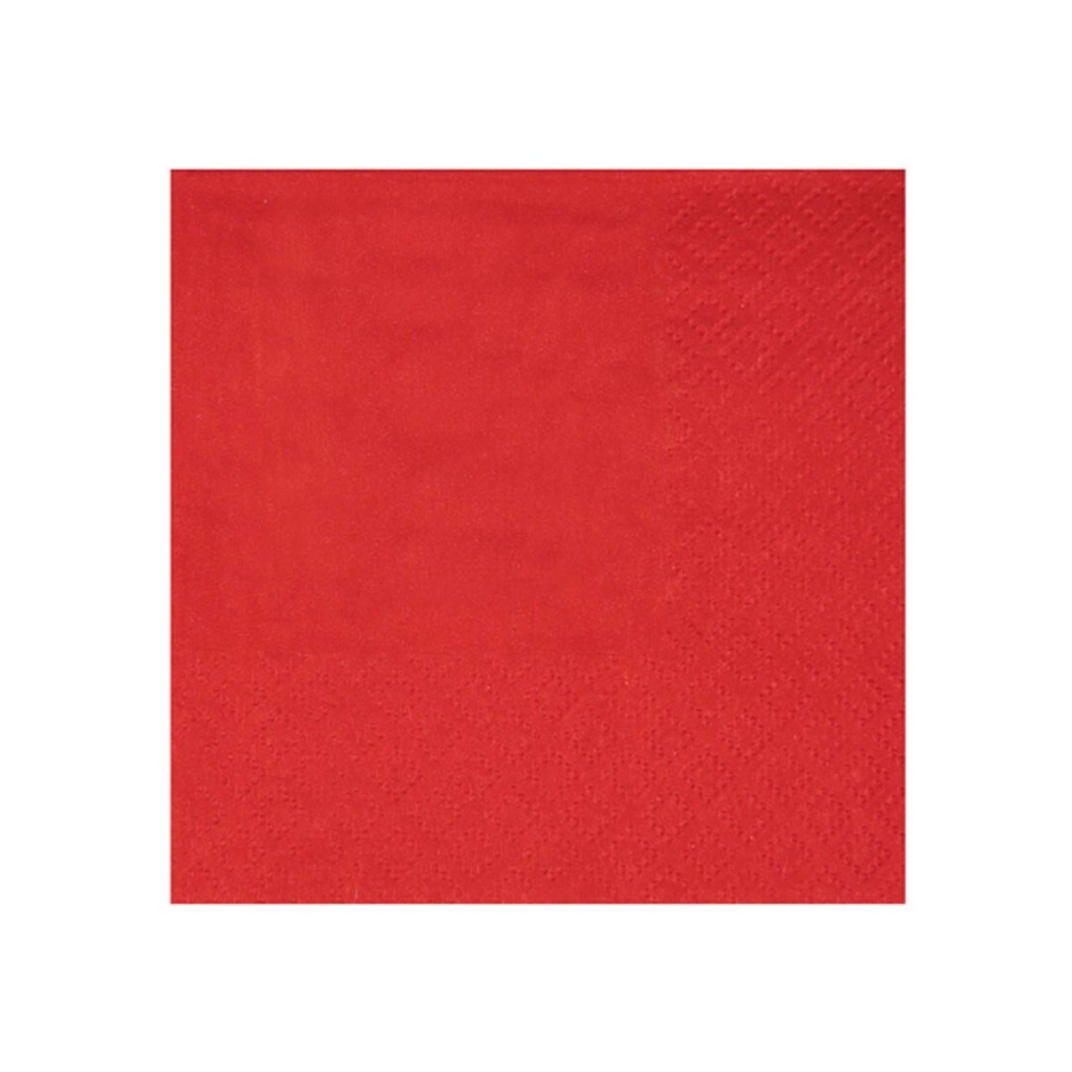 SANTEX Everyday Entertaining Red Small Beverage Napkins, 25 Count