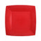 SANTEX Everyday Entertaining Red Small Square Dessert Party Paper Plates, 7 Inches, 10 Count 3660380071976