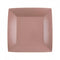 SANTEX Everyday Entertaining Rose Gold Small Square Dessert Party Paper Plates, 7 Inches, 10 Count 3660380072072
