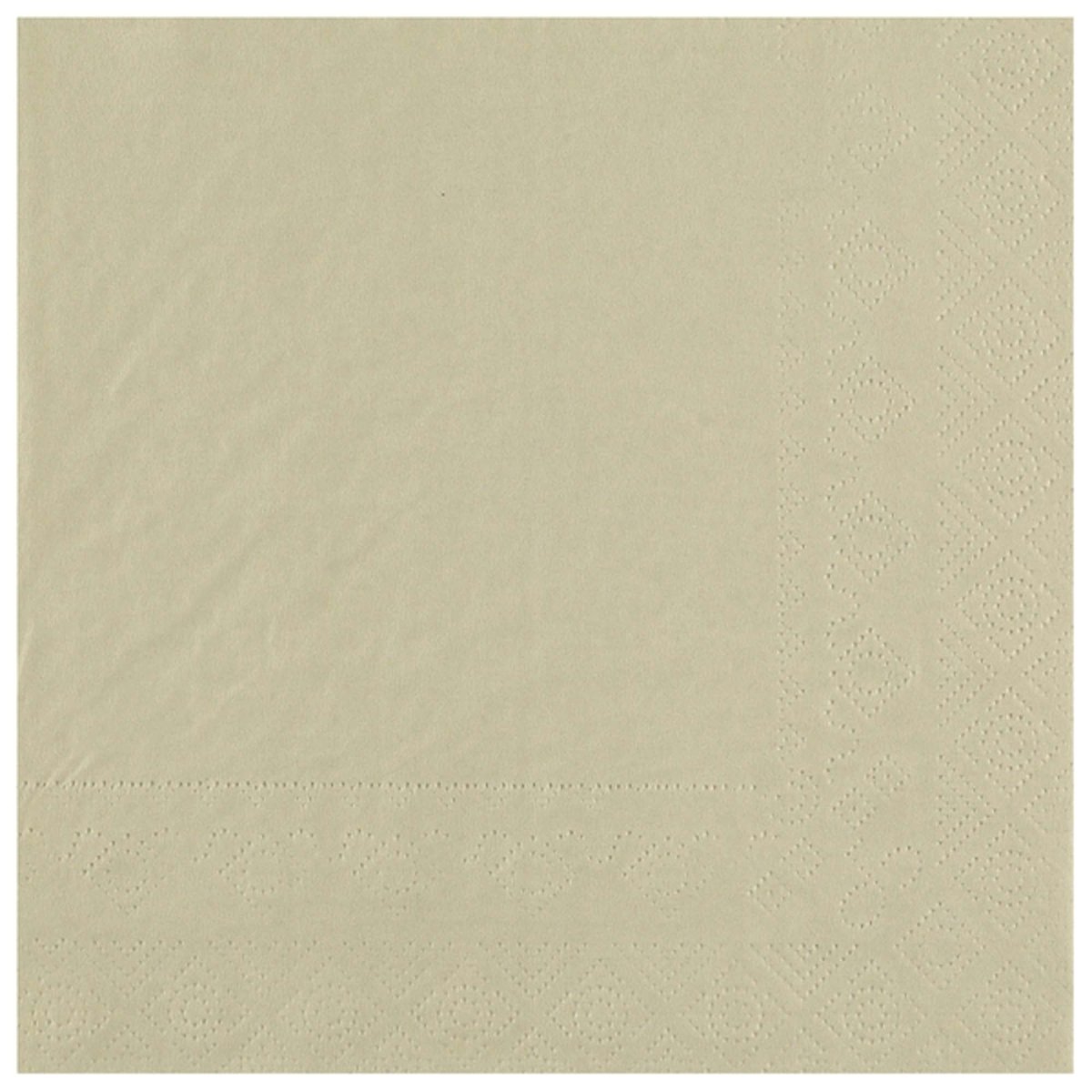 SANTEX Everyday Entertaining Sand Beige Large Lunch Paper Party Napkins, 25 Count 3660380090205