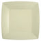 SANTEX Everyday Entertaining Sand Beige Large Square Lunch Party Paper Plates, 9 Inches, 10 Count 3660380072300