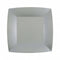 SANTEX Everyday Entertaining Silver Small Square Dessert Party Paper Plates, 7 Inches, 10 Count 3660380071945