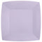 SANTEX Everyday Entertaining Violet Large Square Lunch Party Paper Plates, 9 Inches, 10 Count