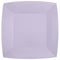 SANTEX Everyday Entertaining Violet Large Square Lunch Party Paper Plates, 9 Inches, 10 Count