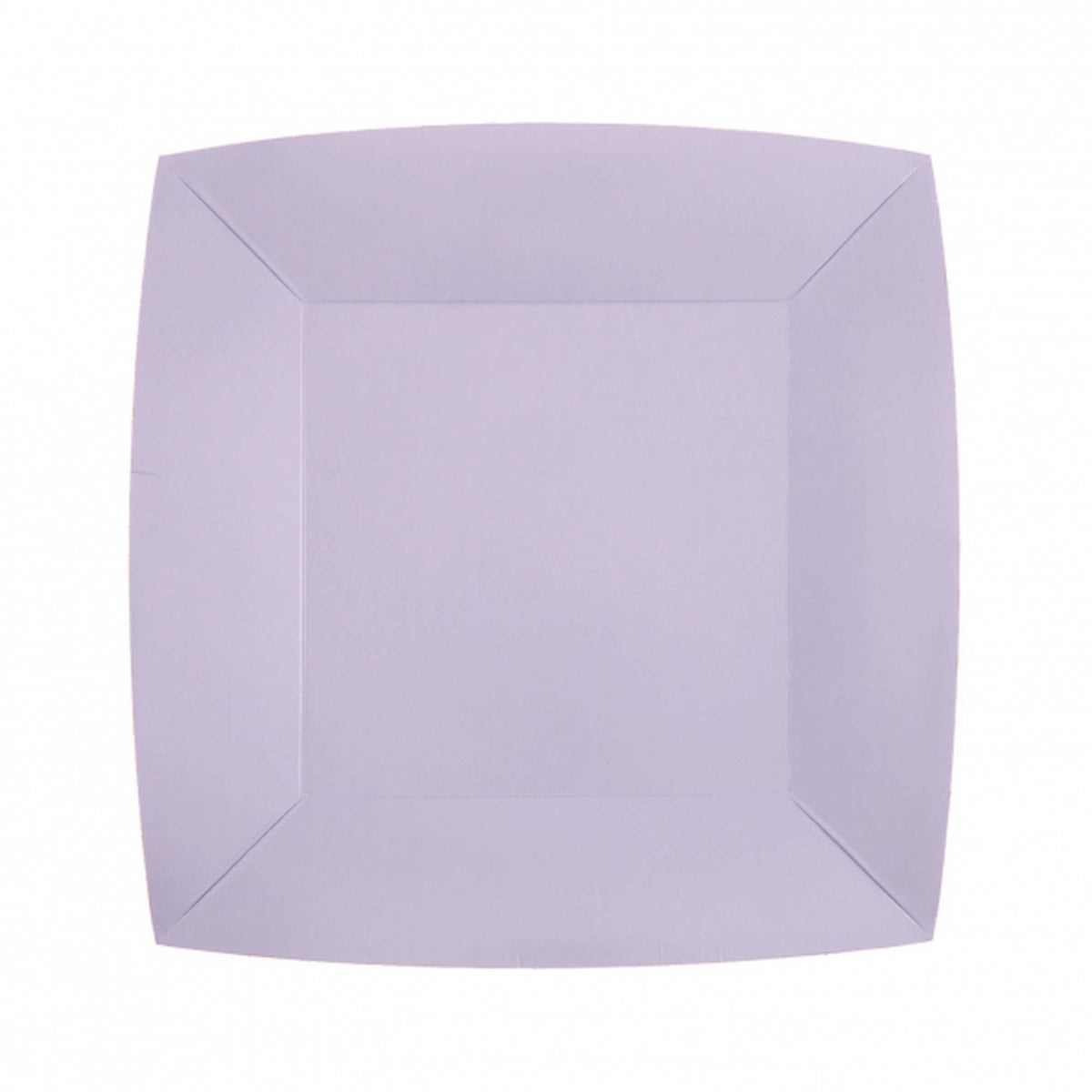 SANTEX Everyday Entertaining Violet Small Square Dessert Party Paper Plates, 7 Inches, 10 Count 3660380072041