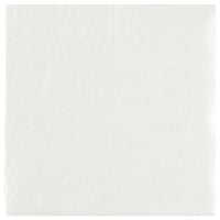 SANTEX Everyday Entertaining White Large Lunch Napkins, 25 Count