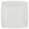 SANTEX Everyday Entertaining White Large Square Lunch Party Paper Plates, 9 Inches, 10 Count