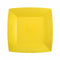 SANTEX Everyday Entertaining Yellow Small Square Dessert Party Paper Plates, 7 Inches, 10 Count 3660380071921