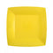 SANTEX Everyday Entertaining Yellow Small Square Dessert Party Paper Plates, 7 Inches, 10 Count 3660380071921