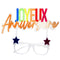 SANTEX General Birthday White "Joyeux Anniversaire" Glasses, 1 Count 3660380113874