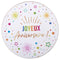SANTEX General Birthday White "Joyeux Anniversaire" Table Scatter, 10 Count 3660380113645
