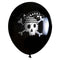 SANTEX Kids Birthday Ahoy Pirate Birthday Latex Balloons, 12 Inches, 6 Count 3660380085027