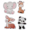 SANTEX Kids Birthday Explorer Animals Birthday Party Sticker Sheet, 16 Count 3660380087458