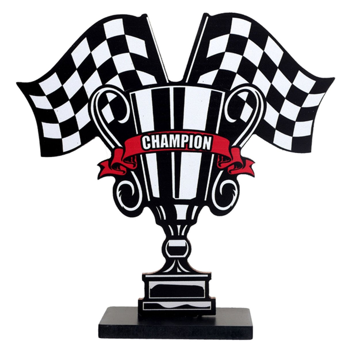 SANTEX Kids Birthday Formula 1 Champion Trophy Table Decoration, 1 Count 3660380109938