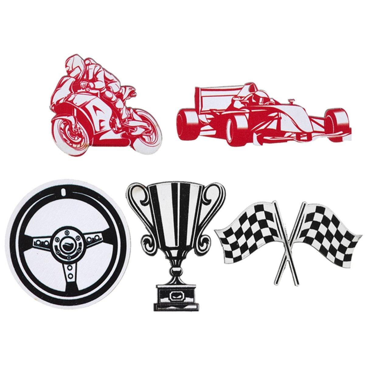 SANTEX Kids Birthday Formula 1 Table Decoration Kit, 5 Count 3660380109921