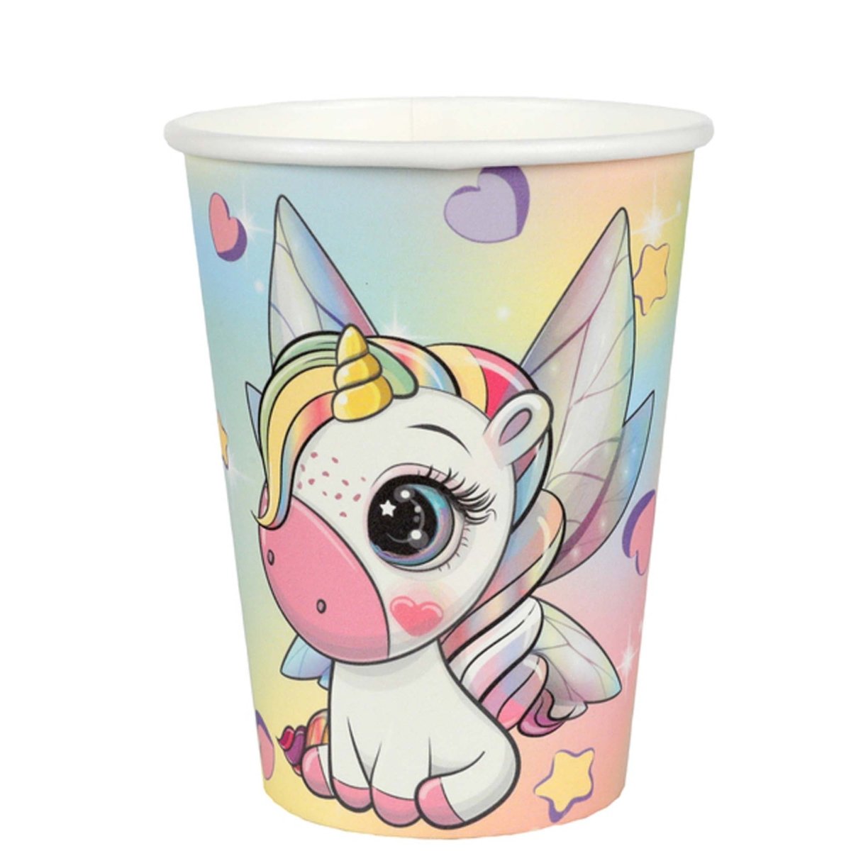 SANTEX Kids Birthday Little Fairy Birthday Party Paper Cups, 9 oz, 10 Count 3660380101093