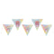 SANTEX Kids Birthday Little Fairy Paper Pennant Banner, 1 Count