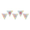 SANTEX Kids Birthday Little Fairy Paper Pennant Banner, 1 Count