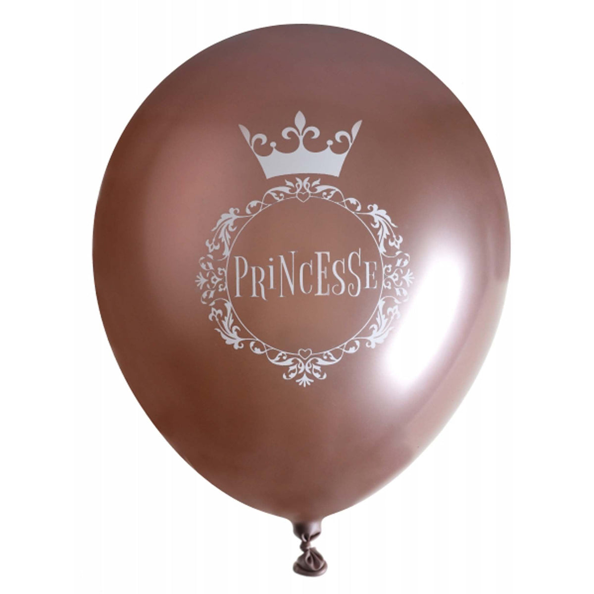 SANTEX Kids Birthday Princess Birthday Rose Gold Latex Balloons, 12 Inches, 6 Count 3660380071136