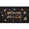 SANTEX New Year "Bonne Année" Champagne Large Lunch Napkins, 10 Count 3660380114871